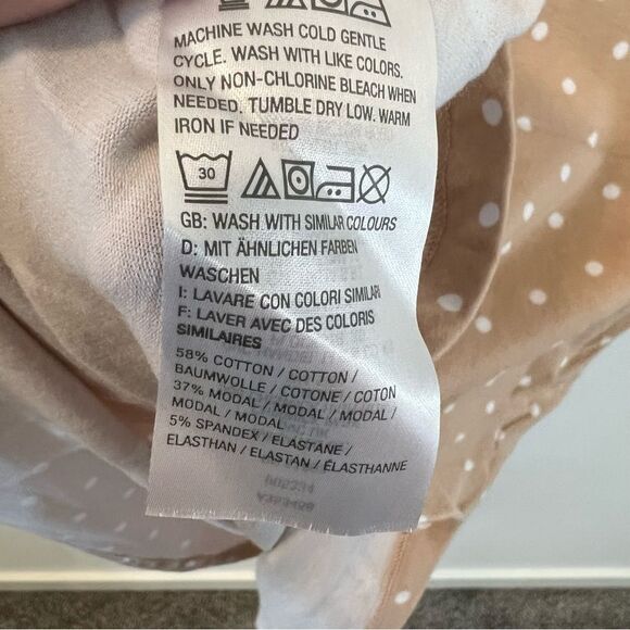 NWOT Isaac Mizrahi! Short-Sleeve Knit dot Top | Size XXS - Picture 7 of 9